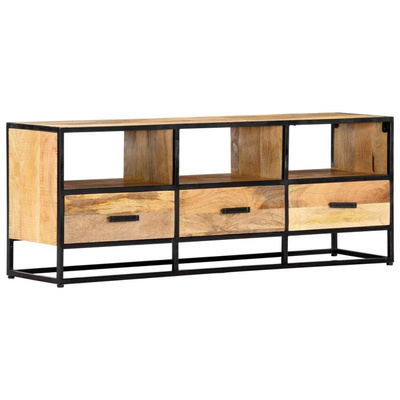 vidaXL Szafka pod TV, 120 x 30 x 45 cm, z litego drewna mango