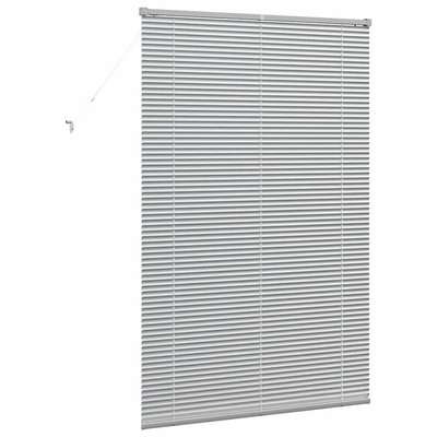 Żaluzje weneckie Srebrny 175 x 120 cm Aluminium