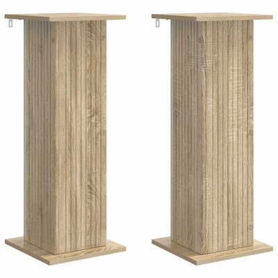 Stojak na rośliny 2 pcs dąb Sonoma 30,5 x 30 x 80,5 cm
