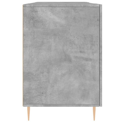 Biurko, szarość betonu, 140x50x75 cm, materiał drewnopochodny vidaXL