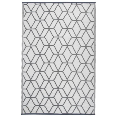 Esschert Design Dywan zewnętrzny, 180x121 cm, szaro-biały, OC25
