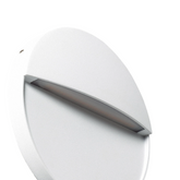 Kinkiet zewnętrzny biały okrągły IP54 6W CCT Abruzzo Lunaria