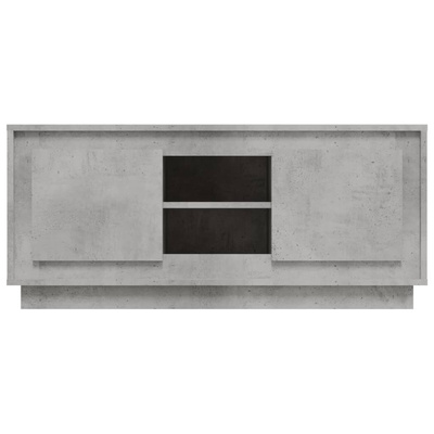 Szafka pod TV, szarość betonu, 102x35x45 cm vidaXL