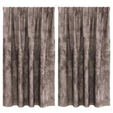 Zasłony z weluru 2 pcs Cappuccino 140 x 140 cm Aksamit