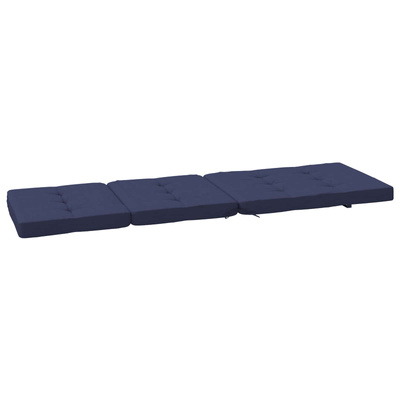 Poduszka na zewnątrz 2 pcs Granatowy 180 x 55 x 7 cm tkanina