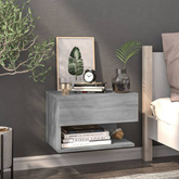 vidaXL Wiszące szafki nocne, 2 szt., szary dąb sonoma model standard