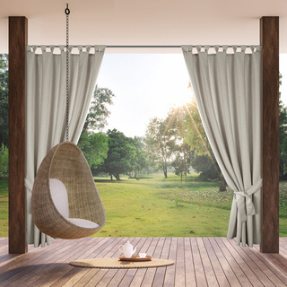 Zasłona Garden beżowa 155x220