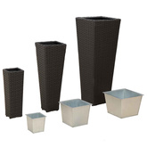 Zestaw na świeżym powietrzu 3 pcs Czarny Metal