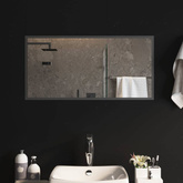 vidaXL Lustro łazienkowe z LED, 40x80 cm