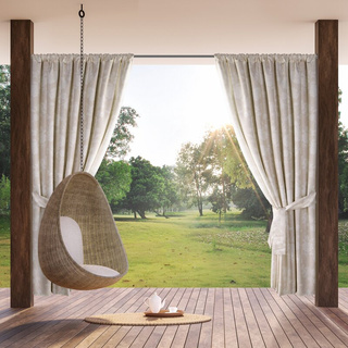 Zasłona Garden pudrowa 155x200