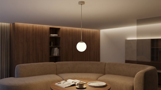 Lampa wisząca z kloszem nad okrągły stół, 1 x E14 K-6040 z serii RAYA