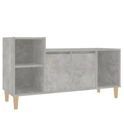 vidaXL Szafka pod TV, szarość betonu, 100x35x55 cm