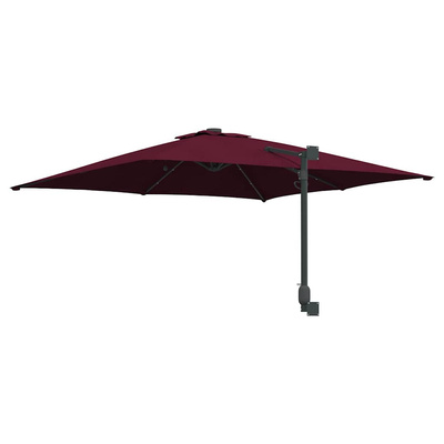Parasolka ogrodowa Bordeaux Czerwony 248,5 x 247,5 x 160 cm