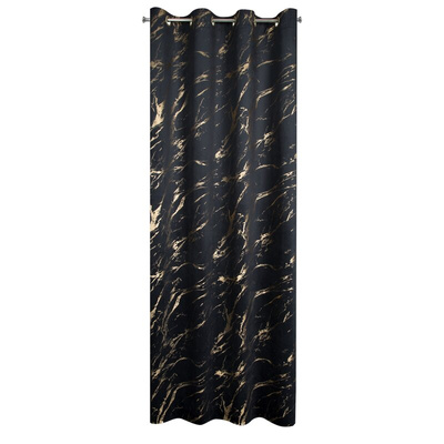 Zasłona Molly czarna 140x250