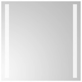 Lustro łazienkowe z LED, 40x40 cm vidaXL