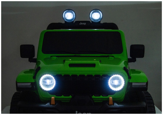 Pojazd Na Akumulator Jeep Rubicon 4x4 DK-JWR556 4x200W 24V Zielony