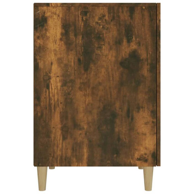 vidaXL Biurko, przydymiony dąb, 140x50x75 cm, materiał drewnopochodny model standard