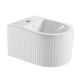 BIDET WISZĄCY GLAMOUR RYFLOWANY, BIAŁY