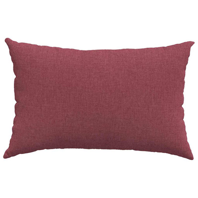 Poduszki na sofę 2 pcs Czerwone wino 60 x 40 cm tkanina