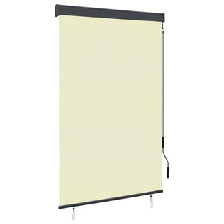 vidaXL Roleta zewnętrzna, 120x250 cm, kremowa