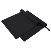 Ręczniki Sportowe 2 pcs Czarny 180 x 90 cm Poliester i poliamid