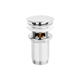 Korek click-clack, mosiężny, uniwersalny, duży grzybek chrom SC-B1-028-G Invena