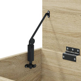 Ławka z miejscem na buty, dąb sonoma, 60x30x45 cm