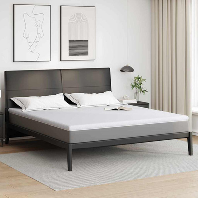Nakładka na materac Biały 180 x 200 cm Tkanina jacquard