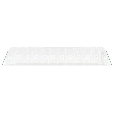 Szklarnia ze stalową ramą, biała, 60 m?, 12x5x2,3 m