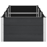 Podniesiona rabata ogrodowa Czarny 300 x 100 x 54 cm