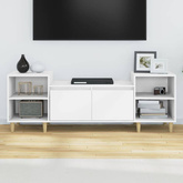 vidaXL Szafka pod TV, biała, 80x36x50 cm, materiał drewnopochodny wariant 11
