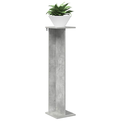 Stojak na rośliny 2 pcs Betonowy Szary 25 x 25,5 x 100,5 cm