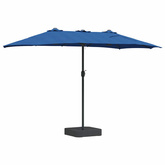 Parasolka ogrodowa 385 x 209 x 244 cm Poliester i Stal