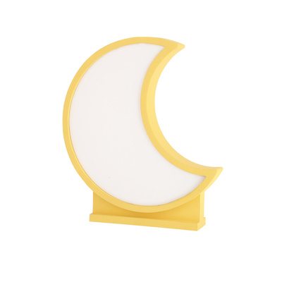 moon lampa stołowa dla dziecka led iq kids złoty