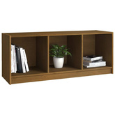 vidaXL Szafka pod TV, miodowy brąz, 104x33x41 cm, drewno sosnowe