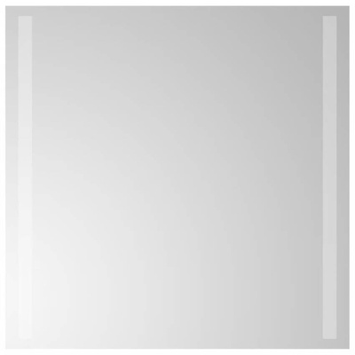 vidaXL Lustro łazienkowe z LED, 50x50 cm
