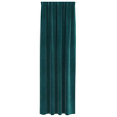 Zasłony zaciemniające 2 pcs Ciemna zieleń 140 x 225 cm Aksamit