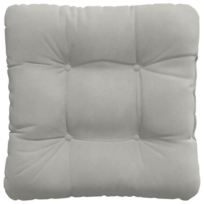 Poduszki na siedziska 4 pcs Jasnoszary 40 x 40 cm