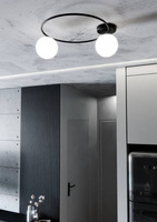 Lampa sufitowa  SOPRA 2 BL OPAL