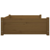 vidaXL Legowisko dla psa, miodowy brąz, 105,5x75,5x28 cm, sosnowe