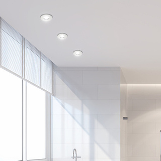 Oprawa stropowa biała okrągła IP65 łazienkowa SH-12 2258898