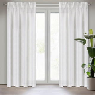 Firana Sibel biała 140x270