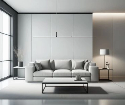 Lampa LED Prestige - czarna liniowa 