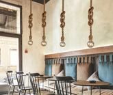 Lampa Wisząca Lina Konopna Abruzzo Boho Daria E27