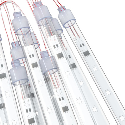 Lampki meteory, 20 szt., 30 cm, 480 zimnych białych diod LED