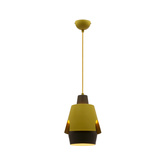 Lampa wisząca żółta/szara E27 Falun Ledea 50101149