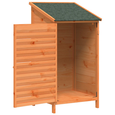 Shed ogrodowy brązowy 59 x 56 x 113,5 cm Drewno Świerkowe