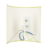 Lampa ścienna kinkiet 1X40W E14 zielony pomarańczowy MAJA 20-80328