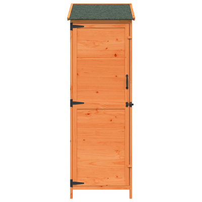 Shed ogrodowy brązowy 59,5 x 56 x 176,5 cm Drewno Świerkowe