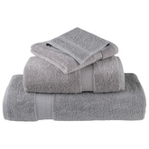Ręczniki premium, SOLUND, 4 szt., szare, 100x200 cm, 600 g/m?